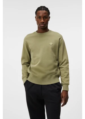 J.Lindeberg Thorne Crew Neck Oil Green