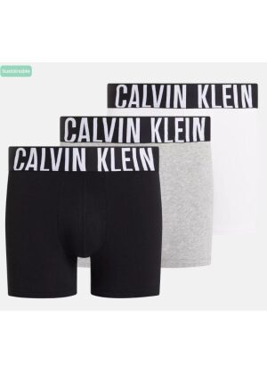 Calvin Klein Boxer Brief 3-Pack Black/Grey Heather/White