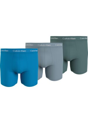 Calvin Klein Boxer Brief 3-Pack Vivid Blue/Arona/Sagebush Green