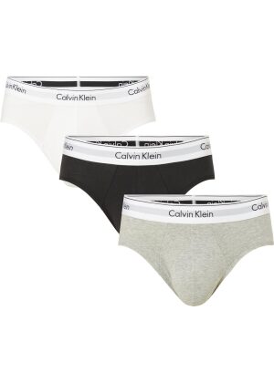 Calvin Klein Hip Brief 3-Pack Black/White/Grey Heather