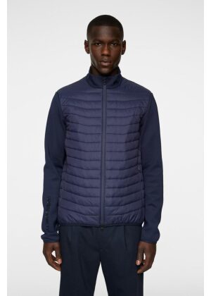 J.Lindeberg Holden Quilt Hybrid Jacket Navy