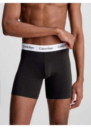 Calvin Klein Boxer Brief 3-Pack Cotton Stretch Black