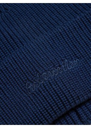 Holzweiler Margo Logo Beanie Dark Navy