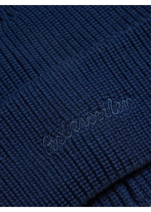 Holzweiler Margo Logo Beanie Dark Navy