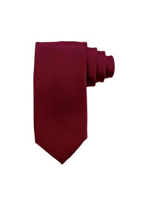 Amanda Christensen Solid Tie Wine Red