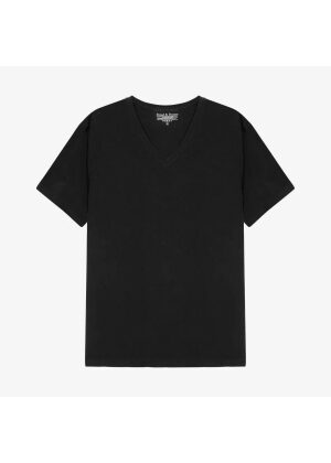 Bread & Boxers Slim V-Neck Black