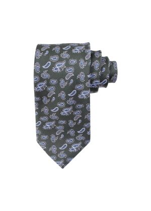 Amanda Christensen Paisley Tie Olive