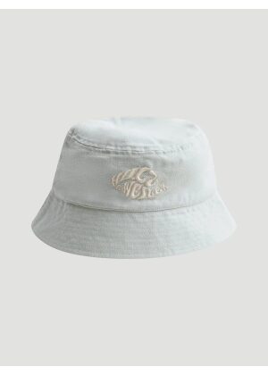 Holzweiler Pafe Linen Logo Bucket Hat Light Blue