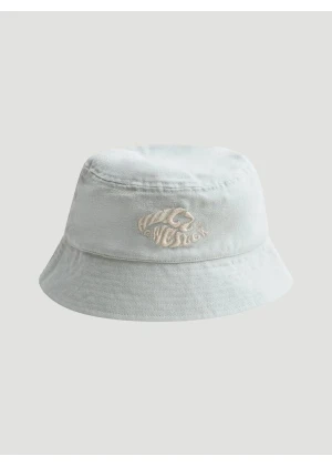 Holzweiler Pafe Linen Logo Bucket Hat Light Blue