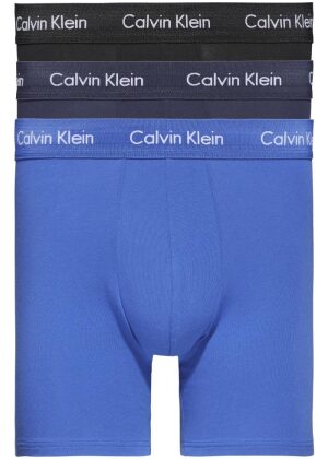 Calvin Klein Boxer Brief 3-Pack Black/Blue Shadow/Cobalt Water