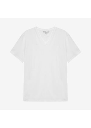 Bread & Boxers Slim V-Neck White