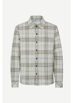 Samsøe Samsøe Taka JS Shirt 14682 Dusty Olive Check