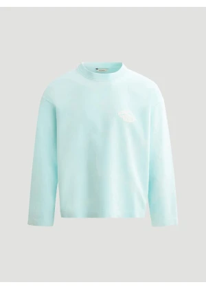 Holzweiler Mazari Logos Crew Light Blue Mix