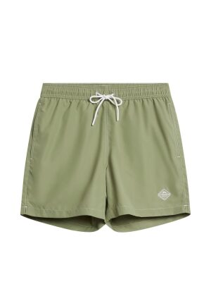 J.Lindeberg Banks Solid Swim Trunks Oil Green