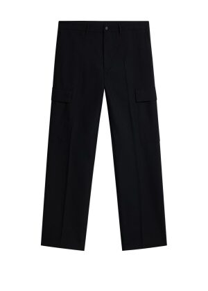 J.Lindeberg Haij Wool Cargo Pants Black