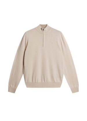 J.Lindeberg kiyan Merino Quarter Zip Moonbeam