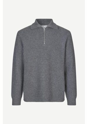 Samsøe Samsøe Jacks Half Zip Charcoal