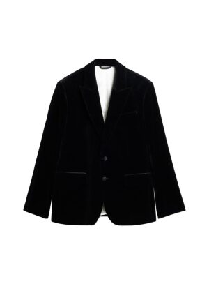 J.Lindeberg Lenny S Velvet Blazer Black