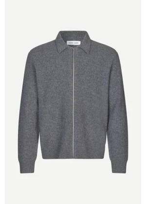 Samsøe Samsøe Saisaks Zip Cardigan 15010 Charcoal