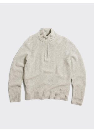 Holzweiler Castle Wool Half Zip Light Grey