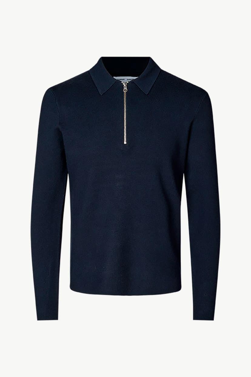 Samsøe Samsøe Guna Half Zip 10490 Sky Captain