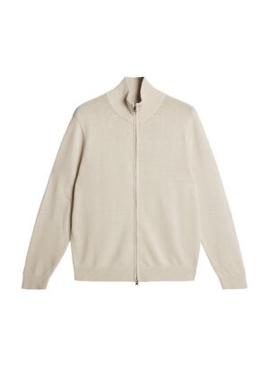 J.Lindeberg Alexis Full Zip Cardigan Moonbeam