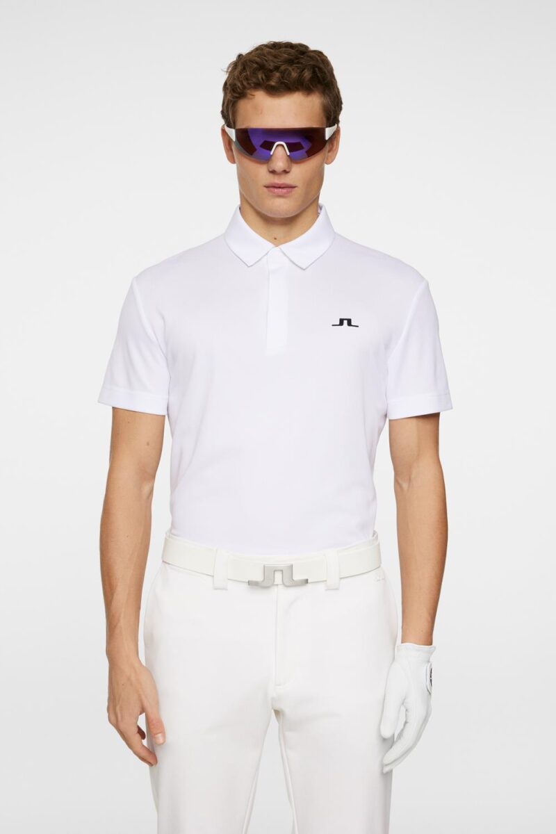 J.Lindeberg Golf Peat Polo White - Bilde 2