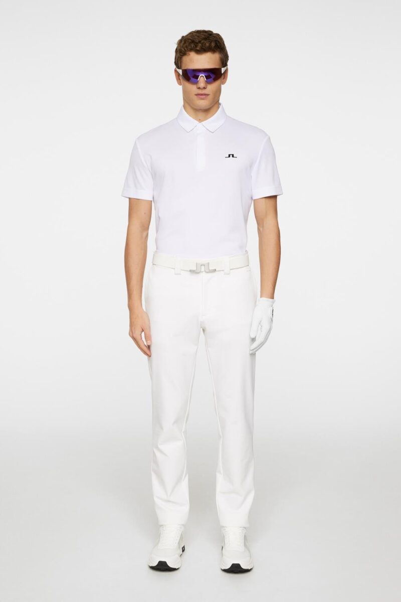 J.Lindeberg Golf Peat Polo White - Bilde 4