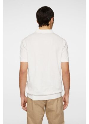 J.Lindeberg Ridge Knitted Polo White