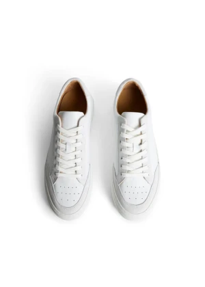 J.Lindeberg Art Signature Leather Sneaker White