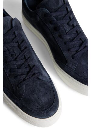 J.Lindeberg Art Signature Suede Sneaker Navy