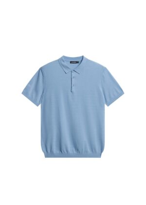 J.Lindeberg Ridge Knitted Polo Rain Washed