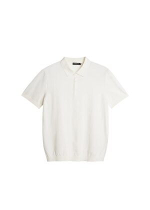 J.Lindeberg Ridge Knitted Polo White