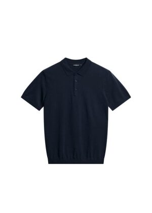 J.Lindeberg Ridge Knitted Polo Navy