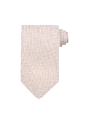 Amanda Christensen Solid Linen Tie Sand