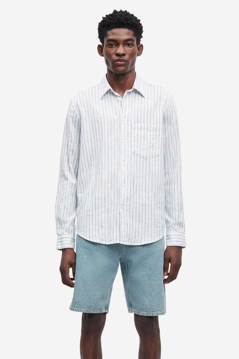 Samsøe Samsøe Liam FP Shirt 14246 Clear Cream Stripe
