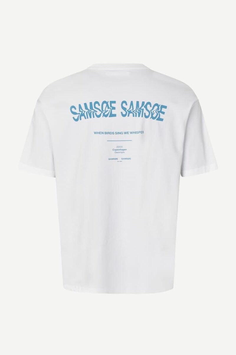 Samsøe Samsøe Saswirl T-Shirt 11725 Swirl Blue Jasper