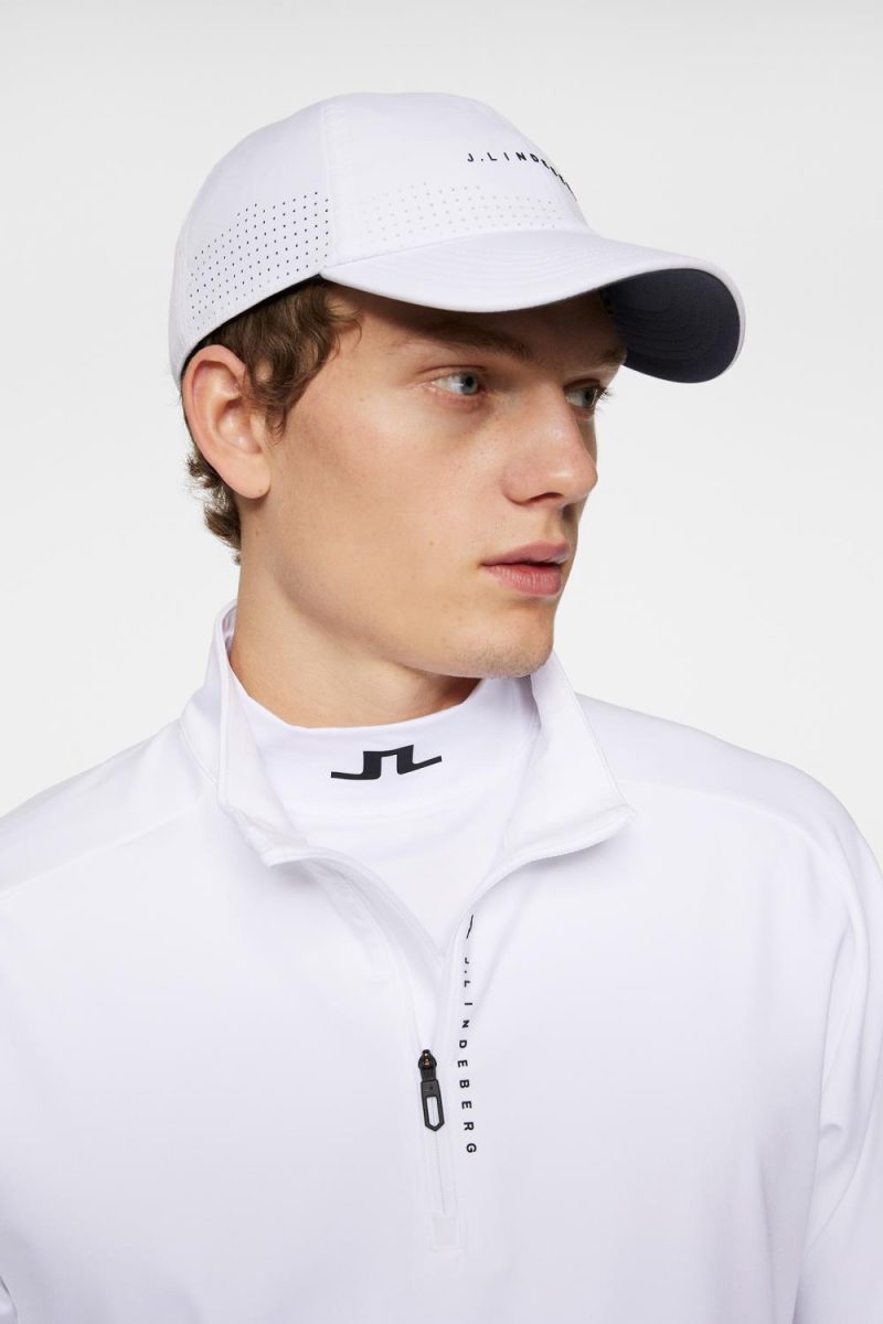 J.Lindeberg Sport Chris Cap White