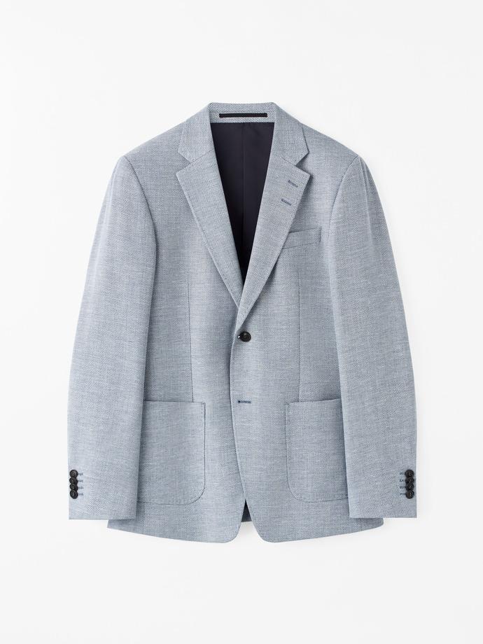 Tiger of Sweden Justin Linen Blend HL Blazer Deep Blue
