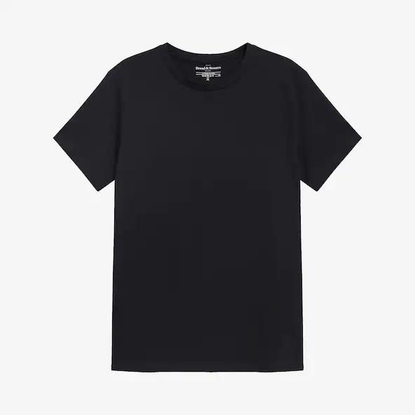 Bread & Boxers Regular Crew Neck Black