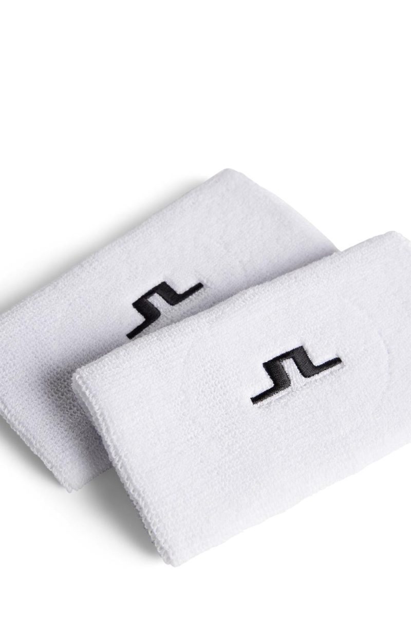 J.Lindeberg Sport Rally Wristband White