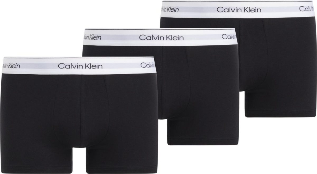 Calvin Klein Trunk 3-Pack Modern Cotton Black