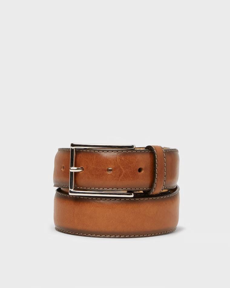 Saddler Arthur Leather Belt Brown