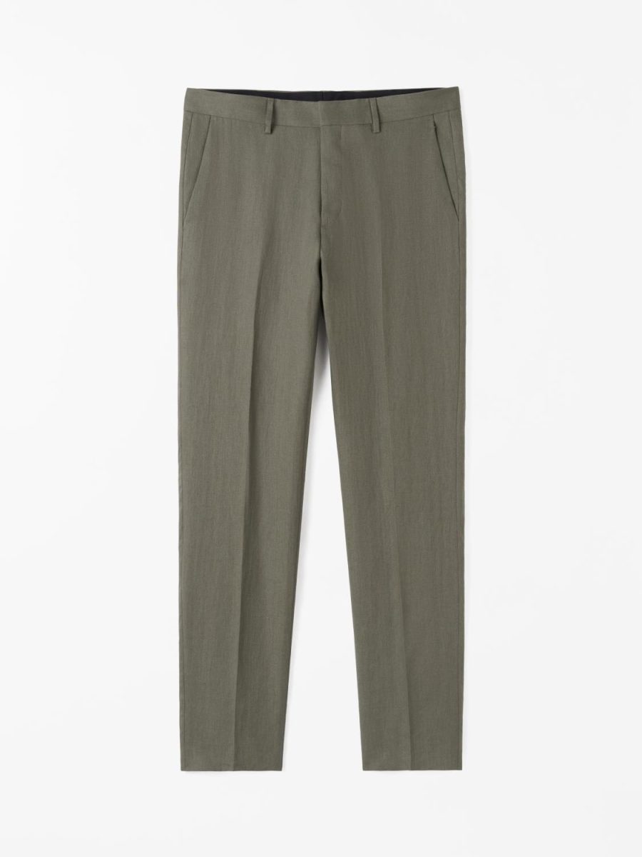 Tiger of Sweden Tenuta Linen Trousers Thyme