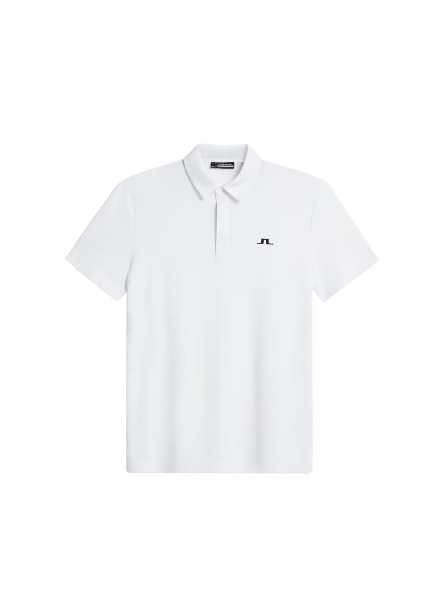 J.Lindeberg Golf Peat Polo White