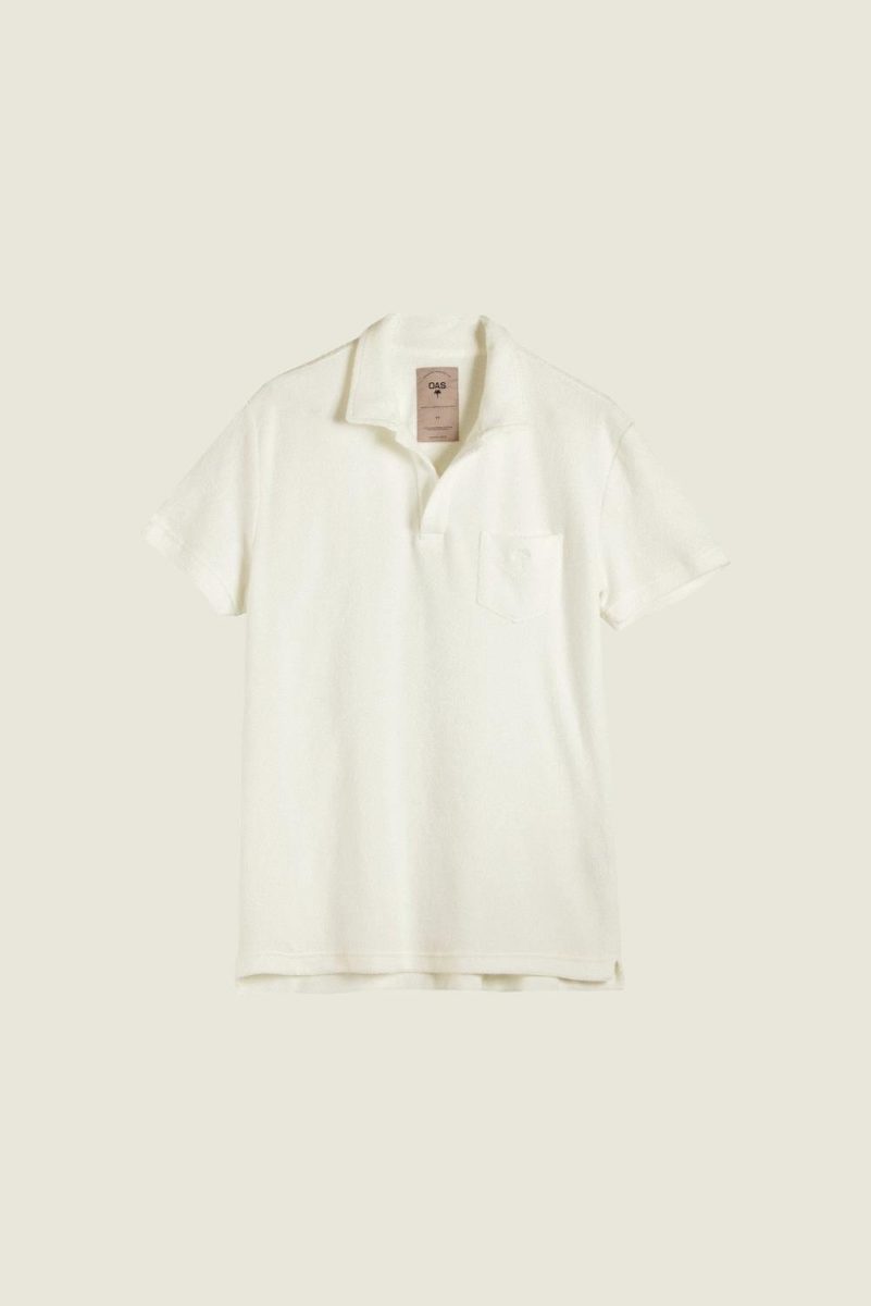 OAS Terry Polo Shirt White