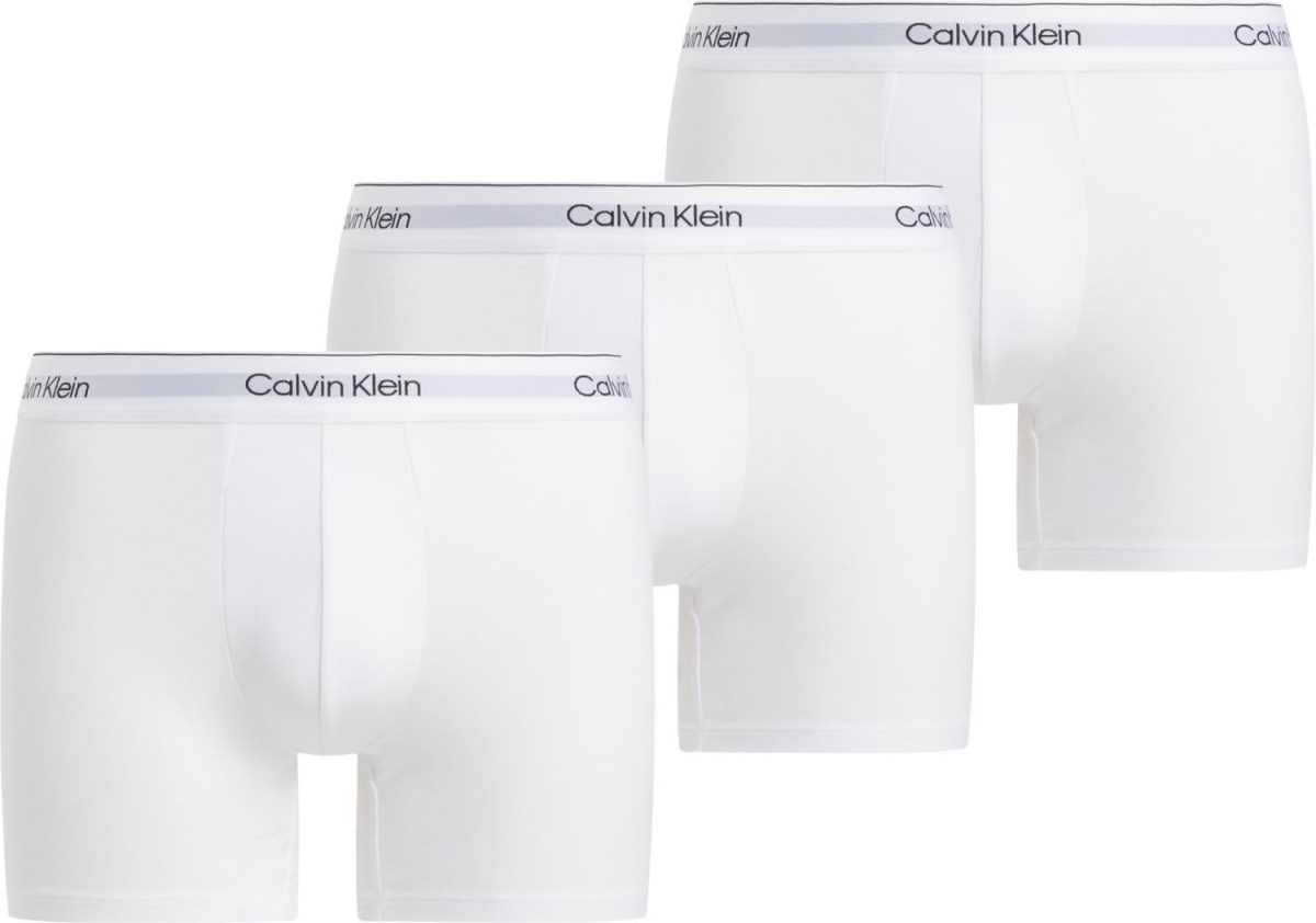 Calvin Klein Boxer Brief 3-Pack Modern Cotton White