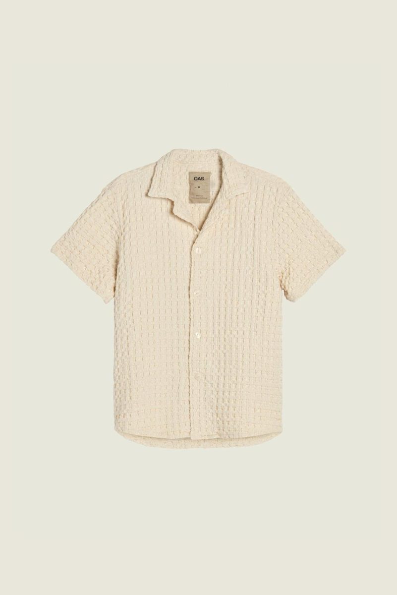 OAS Waffle Cuba Shirt Ecru