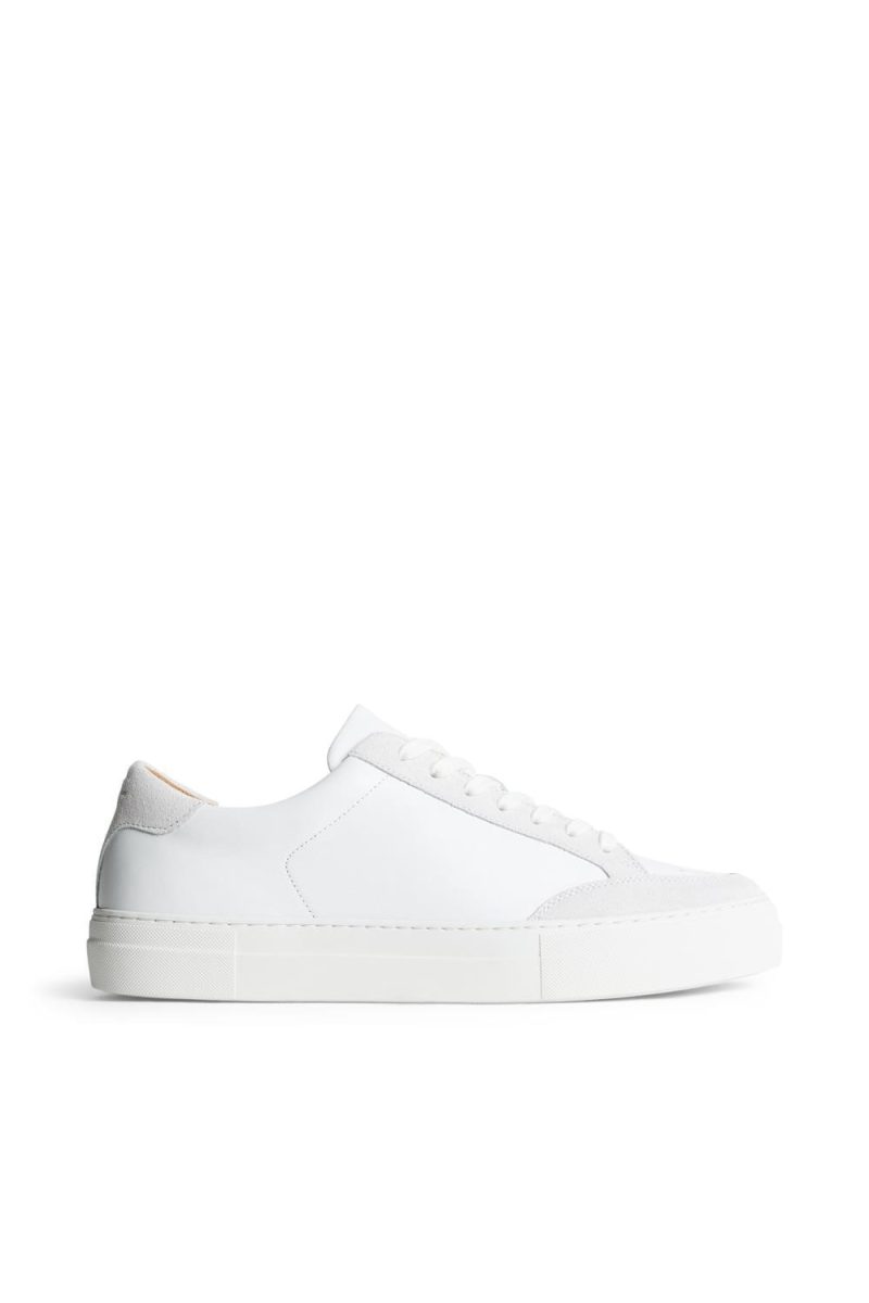 J.Lindeberg Art Signature Leather Sneaker White