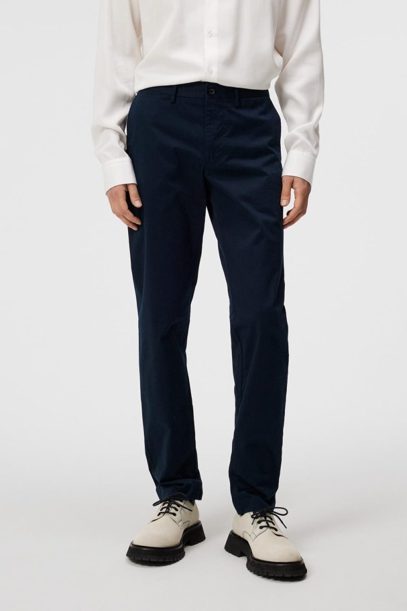 J.Lindeberg Chaze Cloud Satin Pants Navy